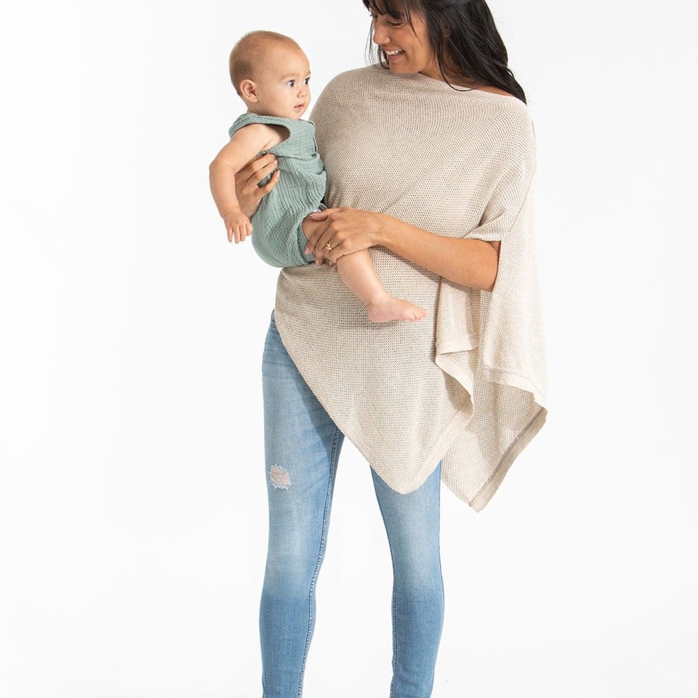 AMMA Cocoon Nursing Cover – Natural – 7-in-1 Multi-Use (Good Condition) - Picture 9 of 13